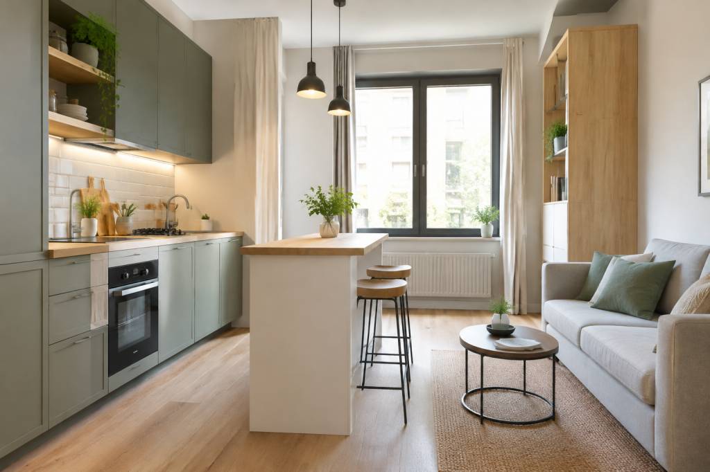 Aménagement cuisine studio : 10 idées pratiques pour optimiser l’espace Aménagement cuisine studio : 10 idées pratiques pour optimiser l’espace